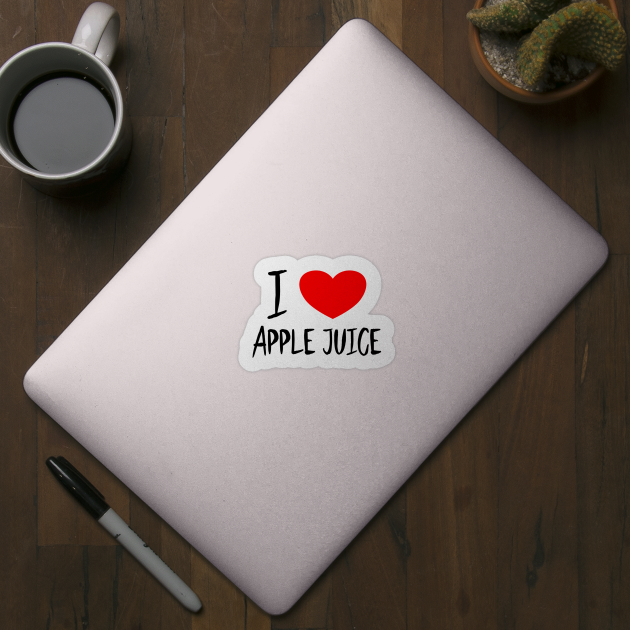 I love Apple Juice by THUD creative